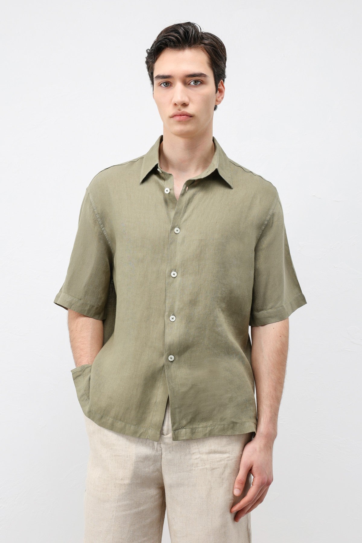 Antioch 100% Linen Relaxed-Fit Men's Shirt