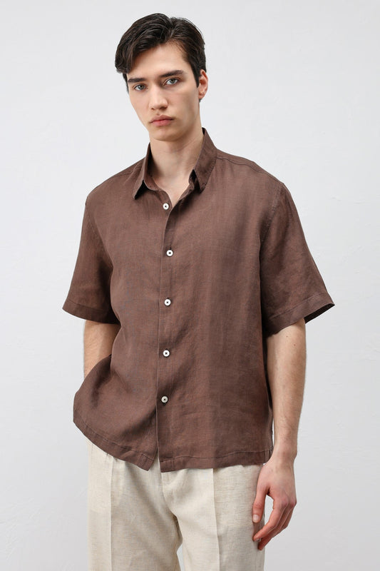 Antioch 100% Linen Relaxed-Fit Men's Shirt