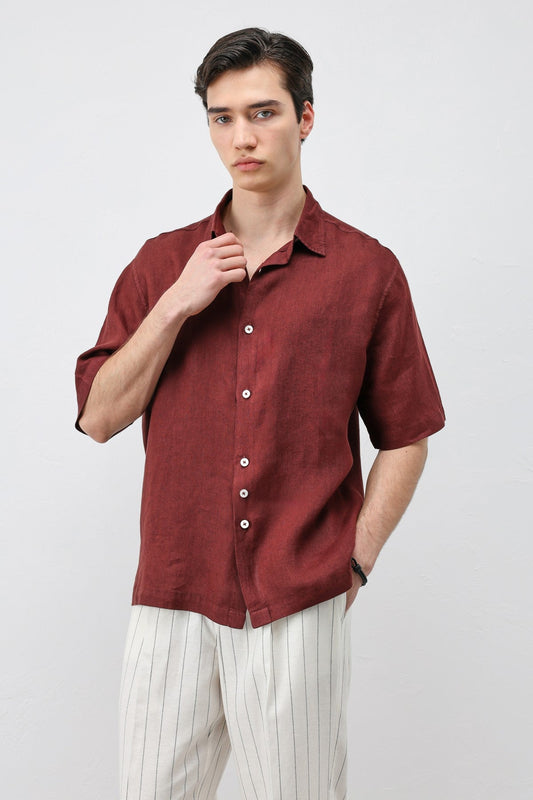Antioch 100% Linen Relaxed-Fit Men's Shirt