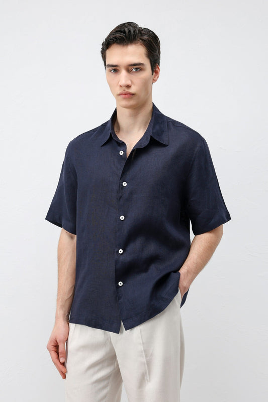 Antioch 100% Linen Relaxed-Fit Men's Shirt