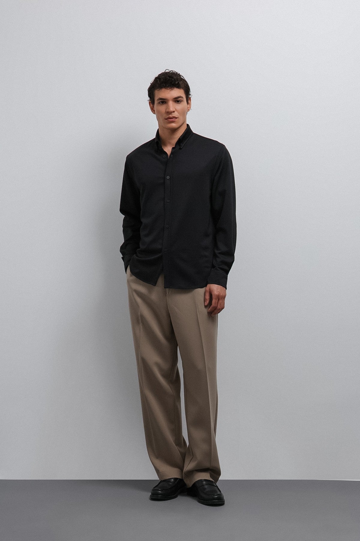 Antioch Button-Down Collar Relaxed-Fit Men's Shirt