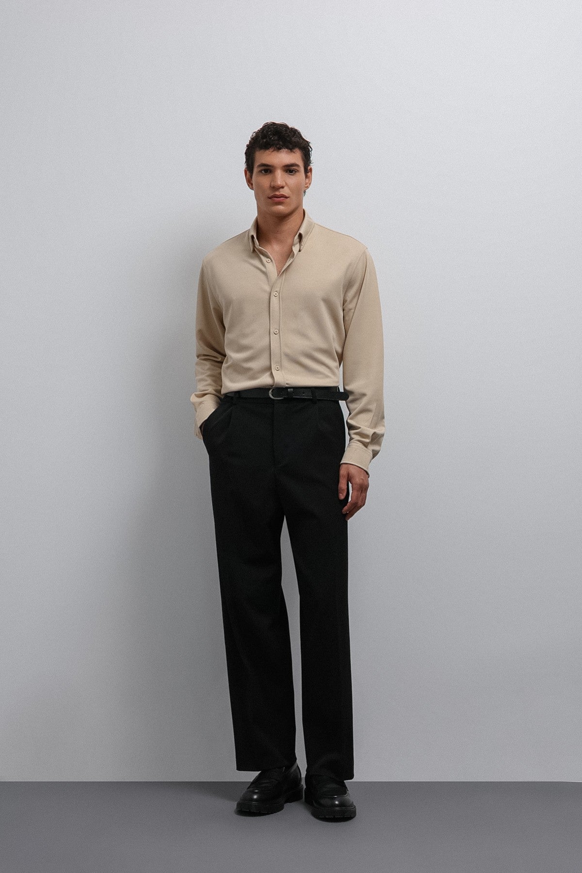 Antioch Button-Down Collar Relaxed-Fit Men's Shirt