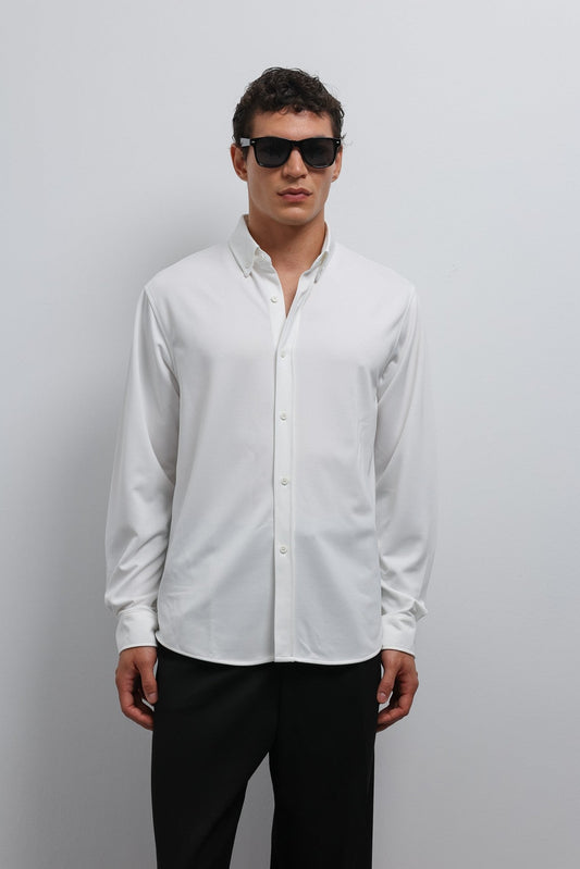 Antioch Button-Down Collar Relaxed-Fit Men's Shirt