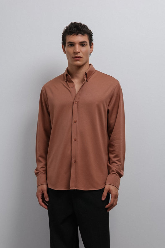 Antioch Button-Down Collar Relaxed-Fit Men's Shirt