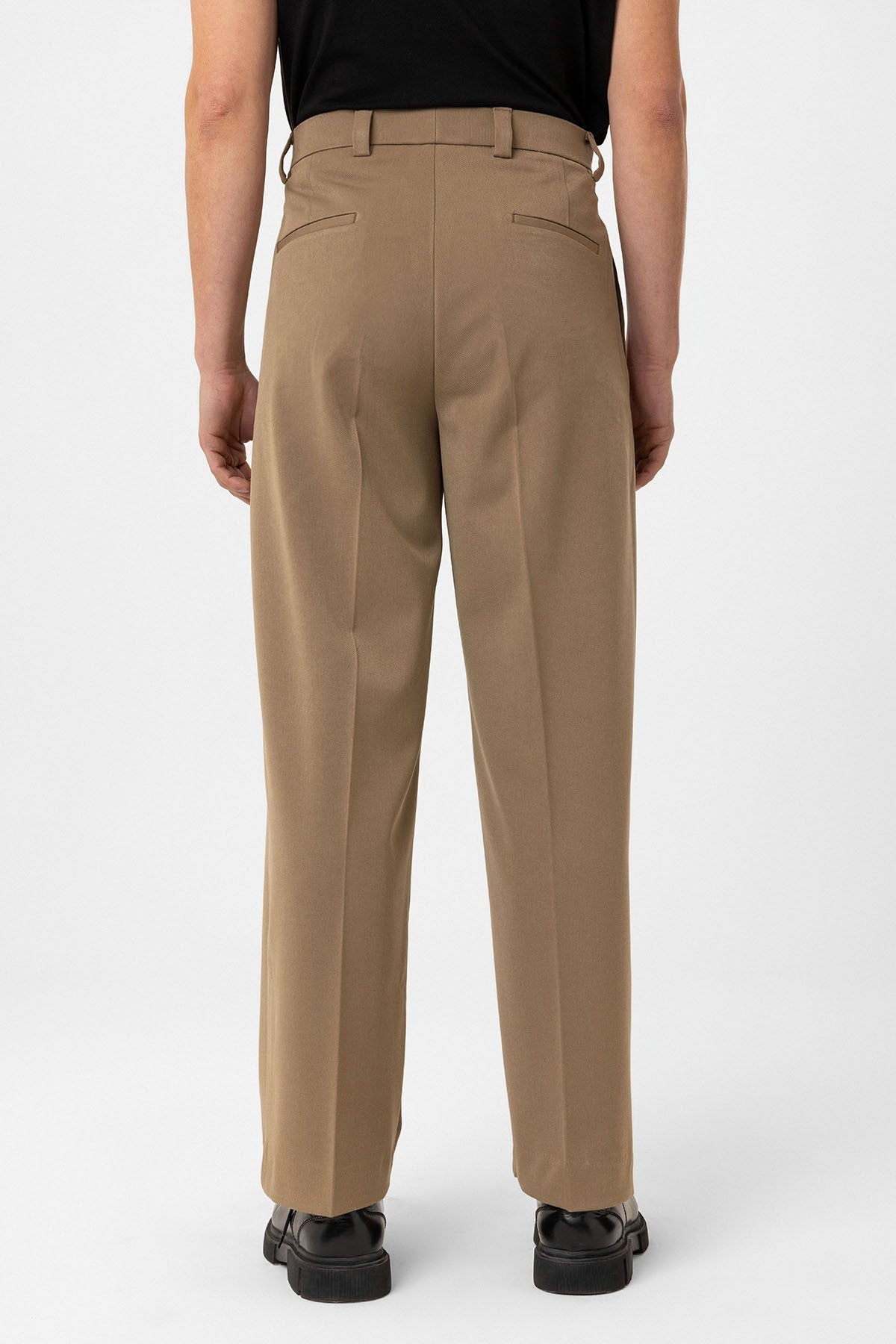 Antioch Yüksel Bel Relax Fit Pleated Men's Pants