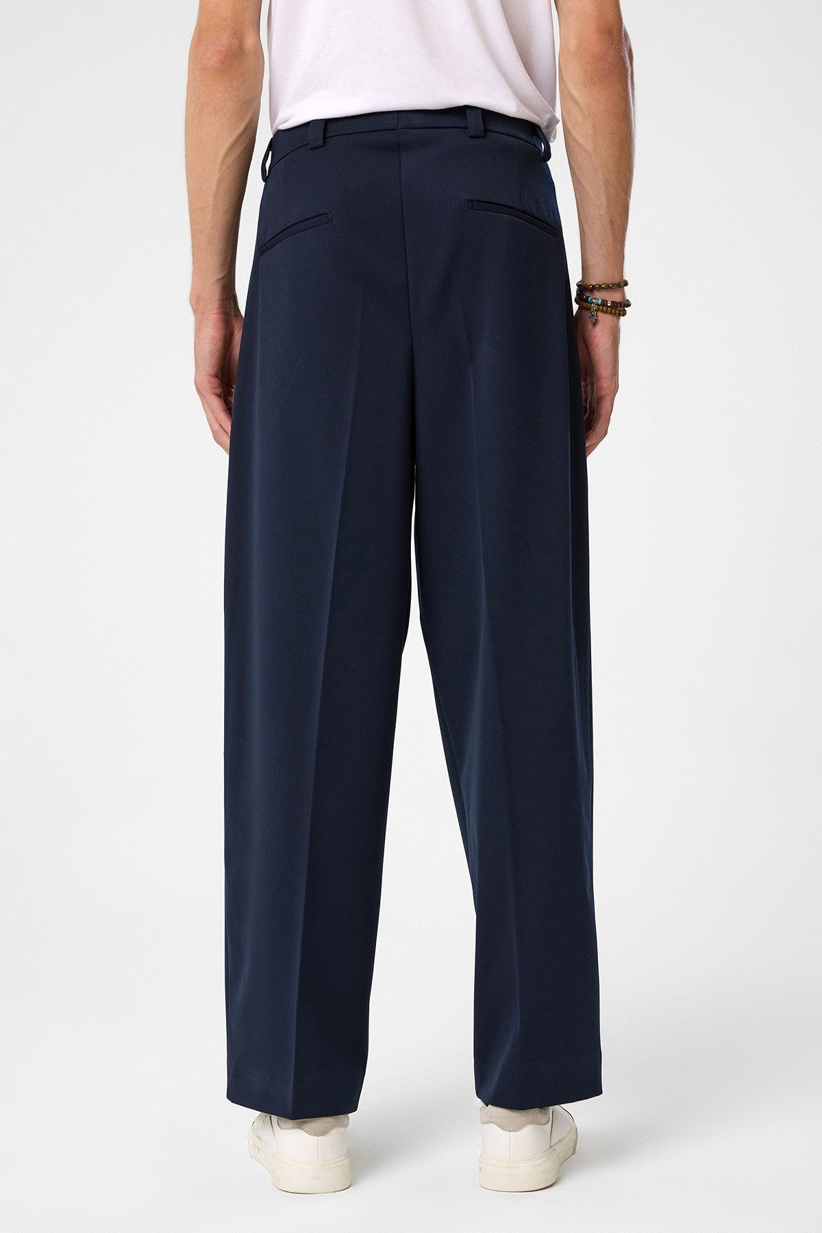 Antioch Yüksel Bel Relax Fit Pleated Men's Pants