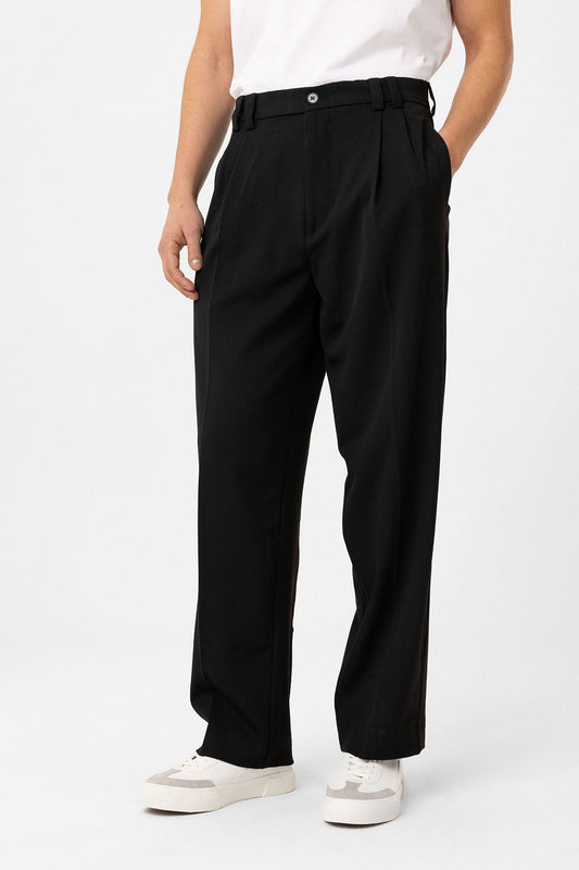 Antioch Yüksel Bel Relax Fit Pleated Men's Pants