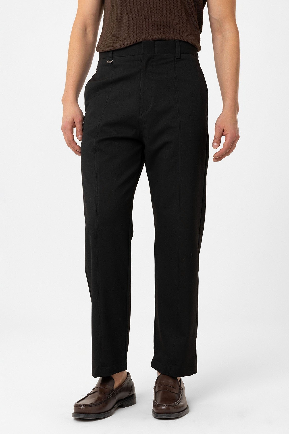 Antioch Black Straight-Fit Men's Pants
