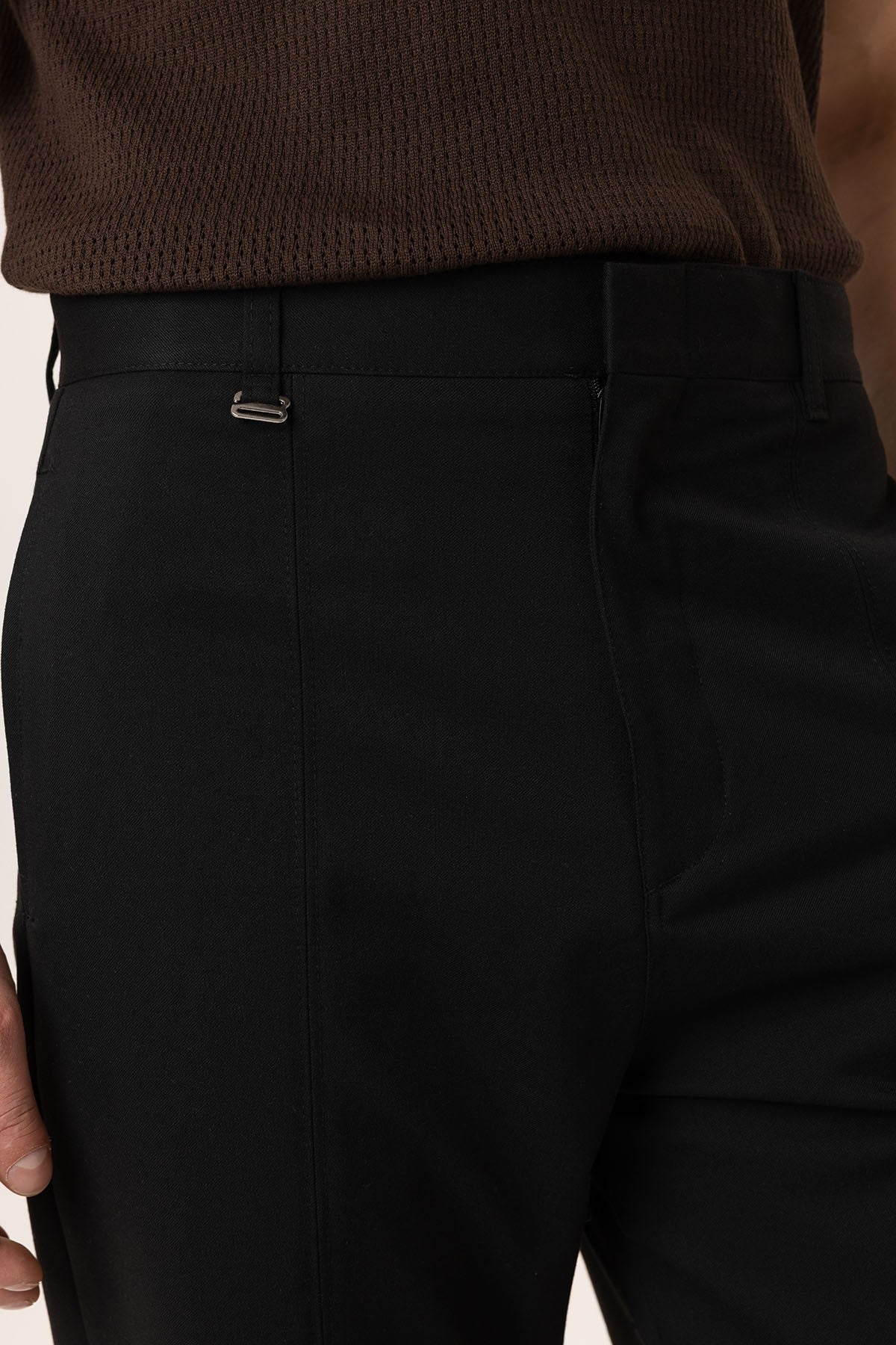 Antioch Black Straight-Fit Men's Pants