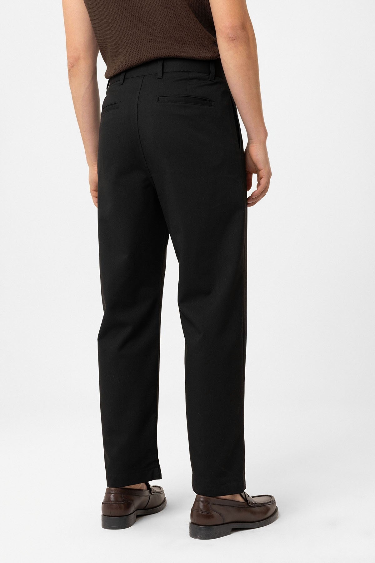 Antioch Black Straight-Fit Men's Pants