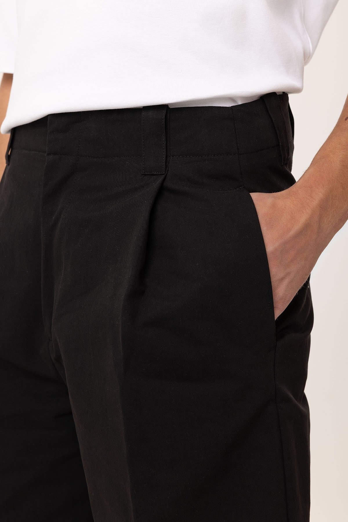 Antioch High-Waisted Pleated Relaxed Bermuda Shorts for Men
