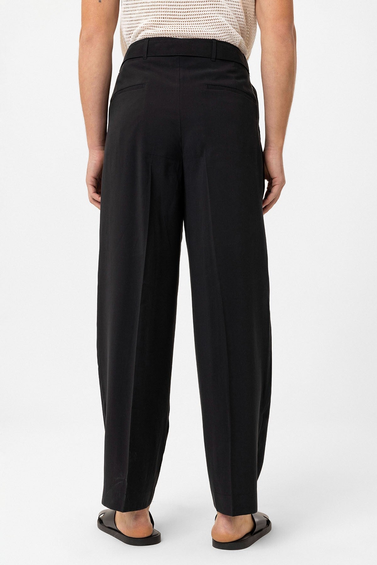 Antioch Modal Fabric Relaxed-Fit Men's Pants with a Belt
