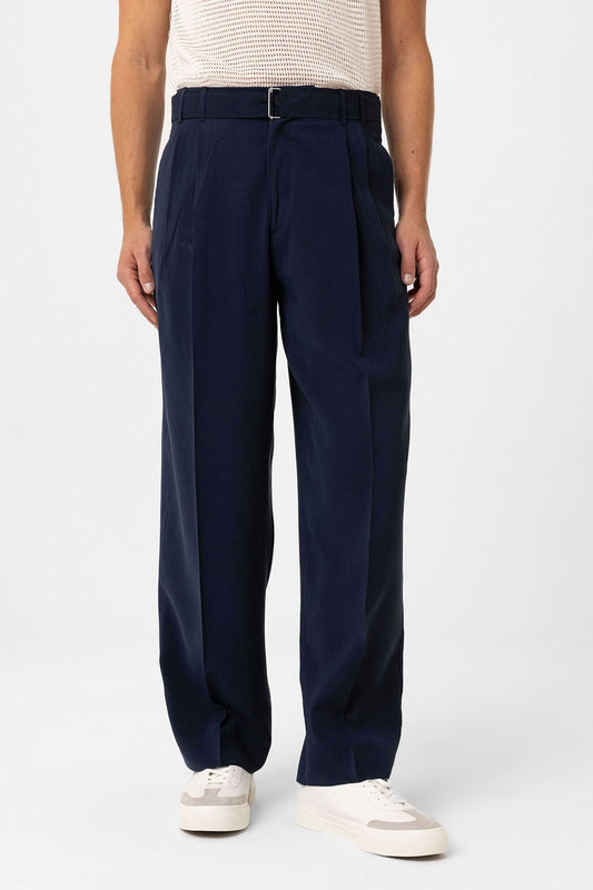 Antioch Modal Fabric Relaxed-Fit Men's Pants with a Belt