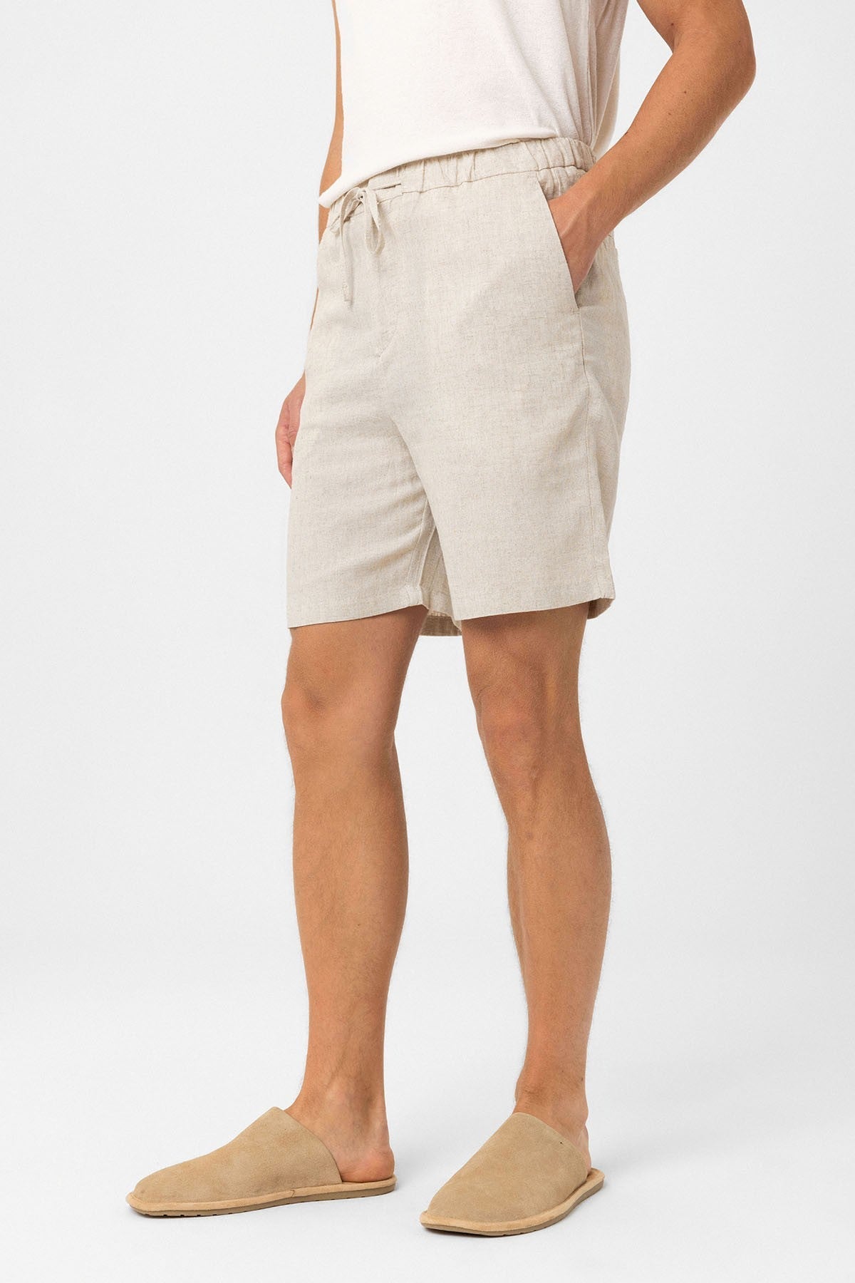 Antioch Men's Linen-Blend Shorts