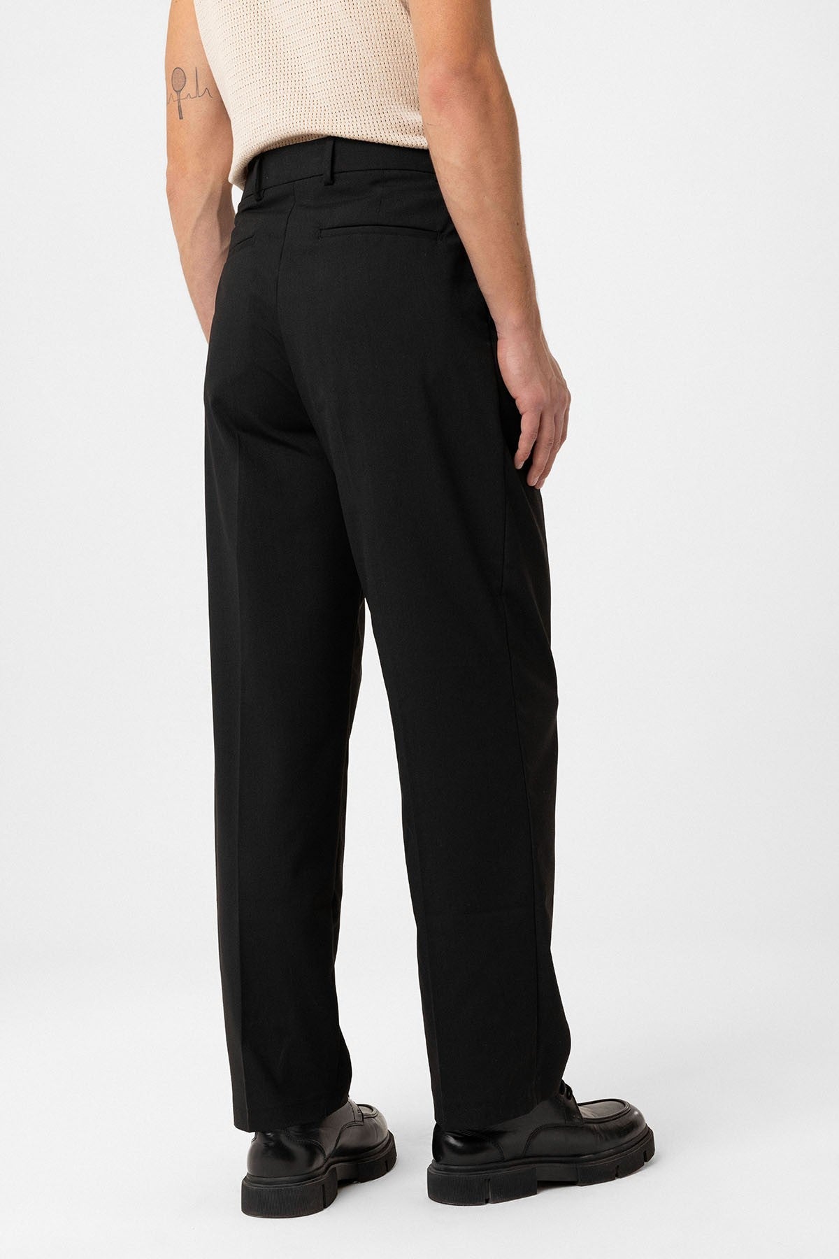 Men's Double-Pleated Baggy-Fit Pants