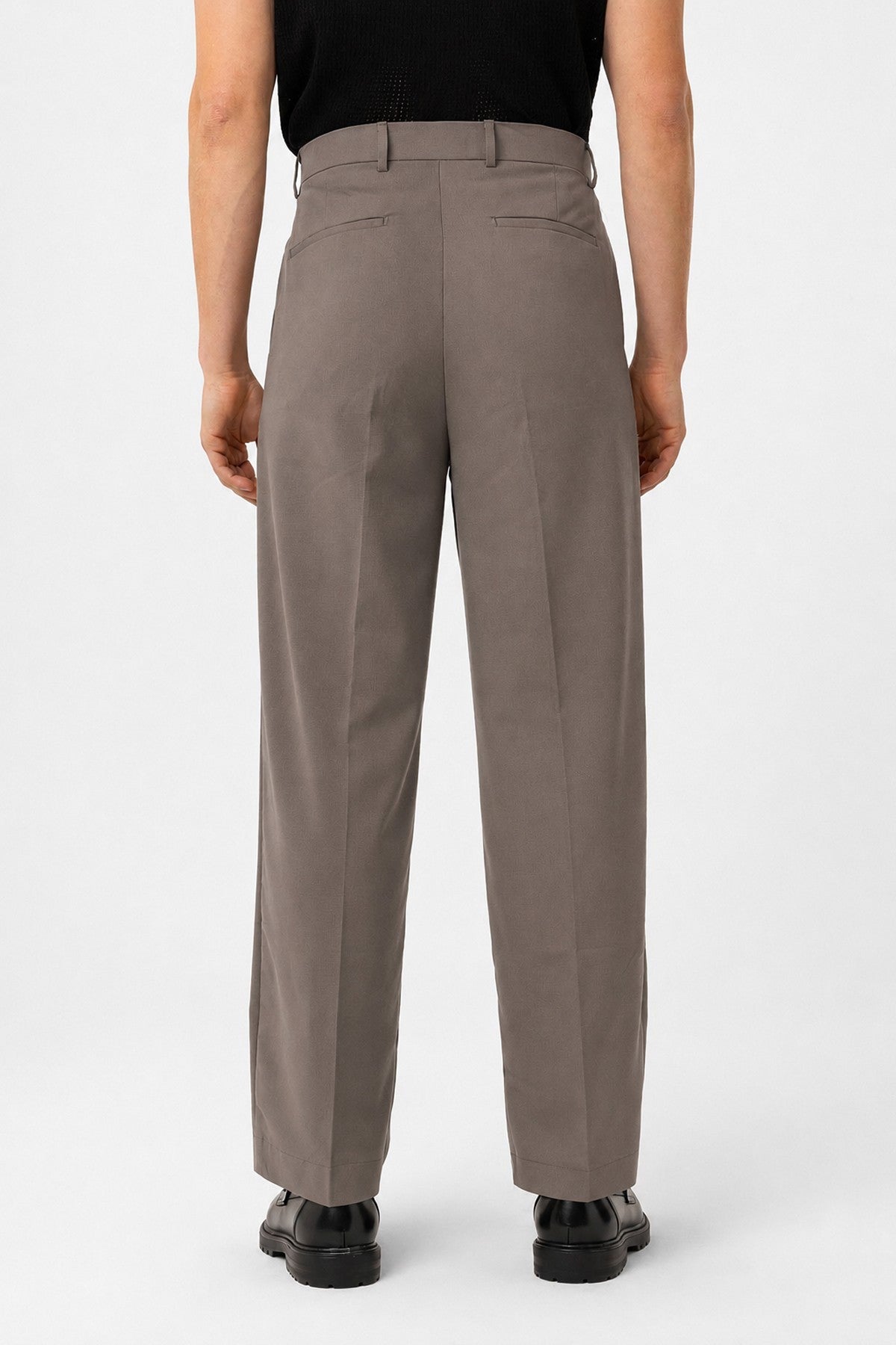 Men's Double-Pleated Baggy-Fit Pants