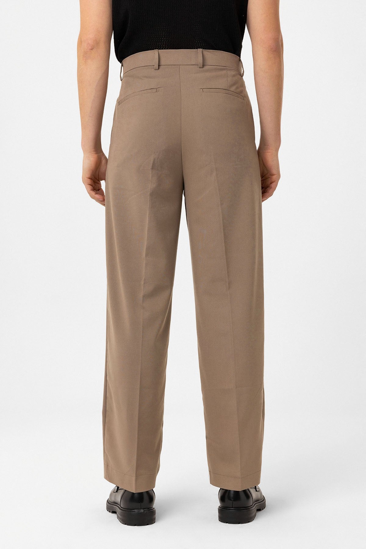 Men's Double-Pleated Baggy-Fit Pants