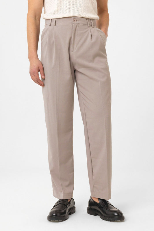 Men's Double-Pleated Baggy-Fit Pants