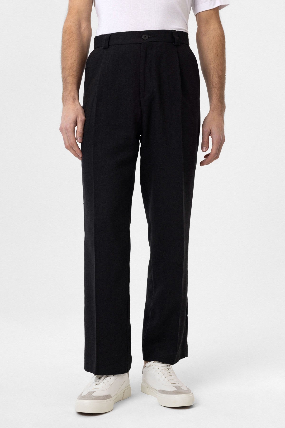 Antioch High-Waisted Men's Linen-Blend Pants