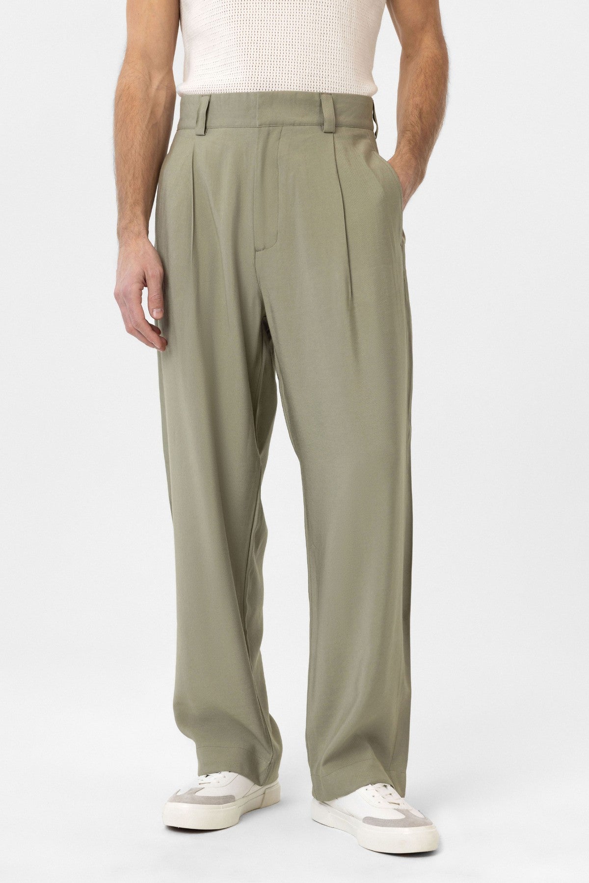 Antioch Pleated Baggy-Fit Men's Pants