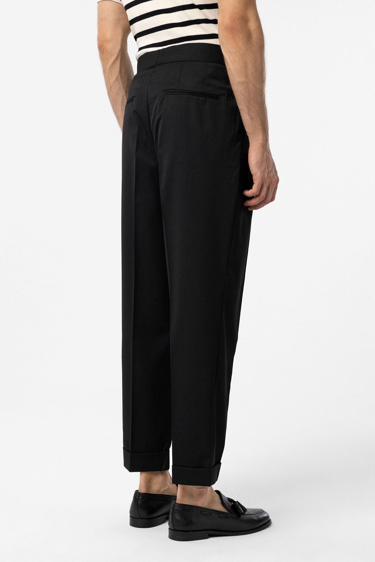 Antioch High-Waisted Italian-Cut Pleated Men's Pants
