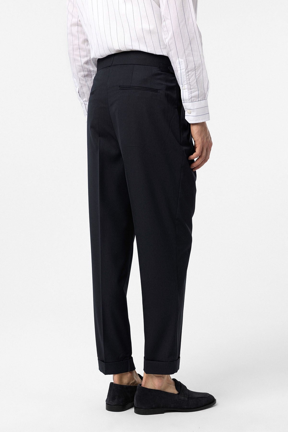 Antioch High-Waisted Italian-Cut Pleated Men's Pants