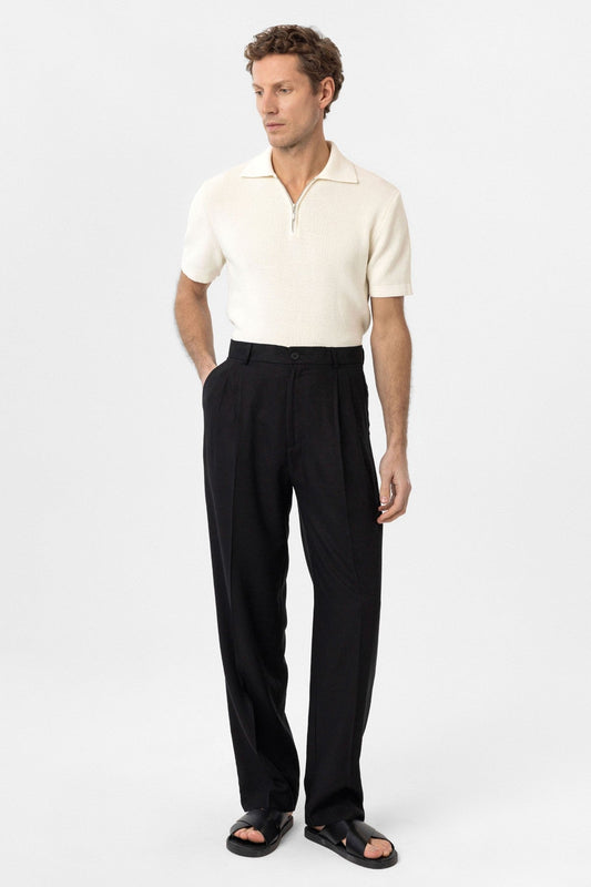 Antioch Linen-Blend Men's Baggy Pants
