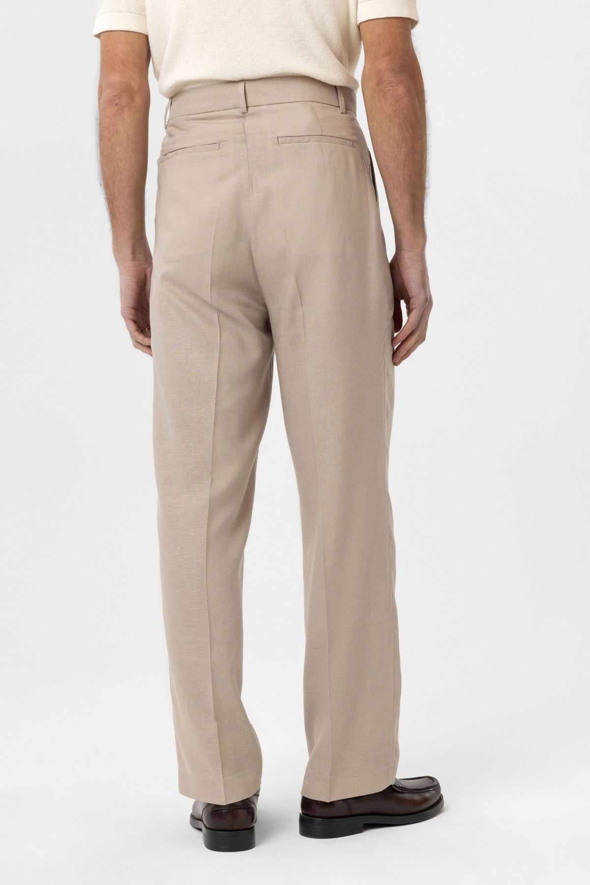 Antioch Linen-Blend Men's Baggy Pants