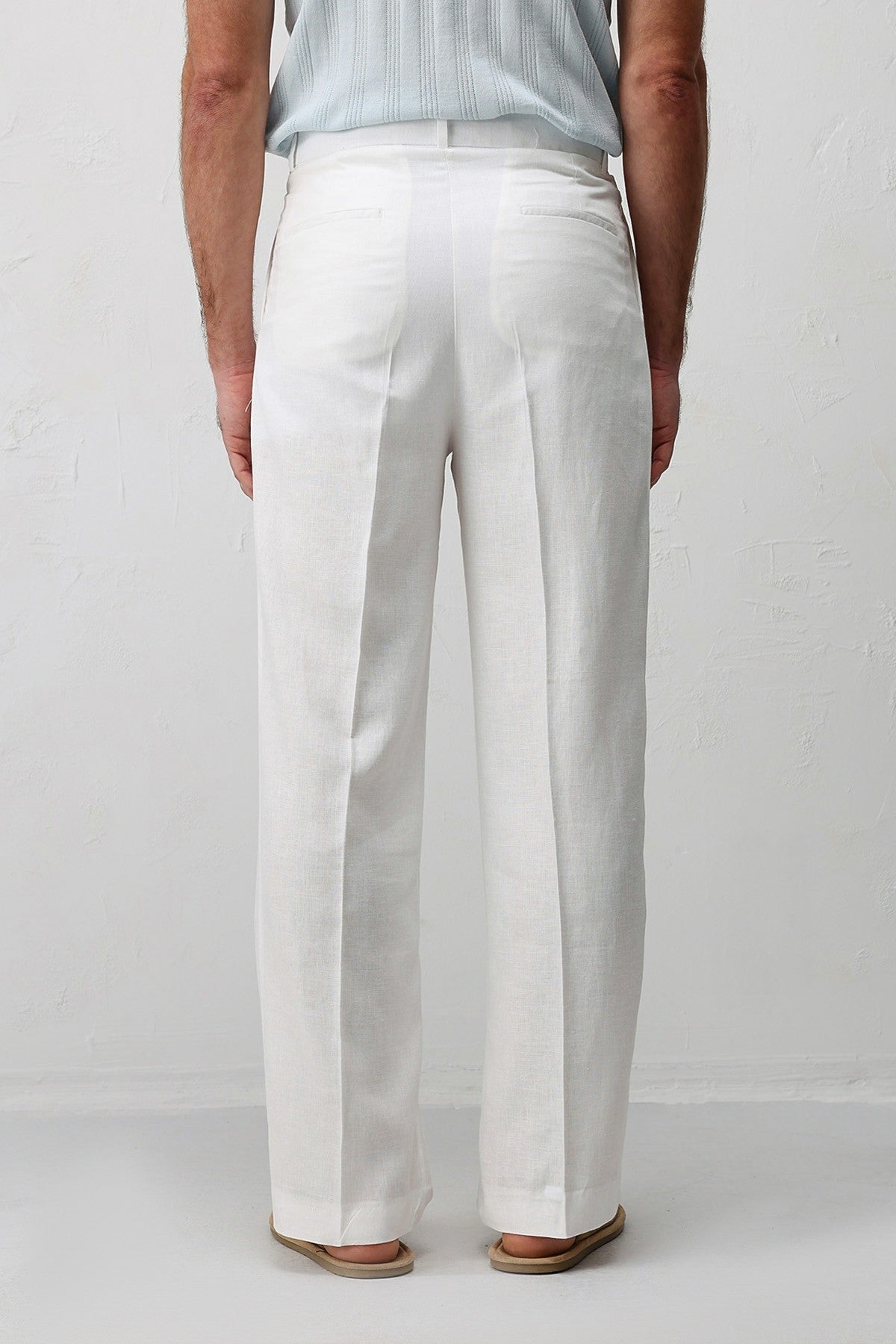 Antioch Linen-Blend Men's Baggy Pants