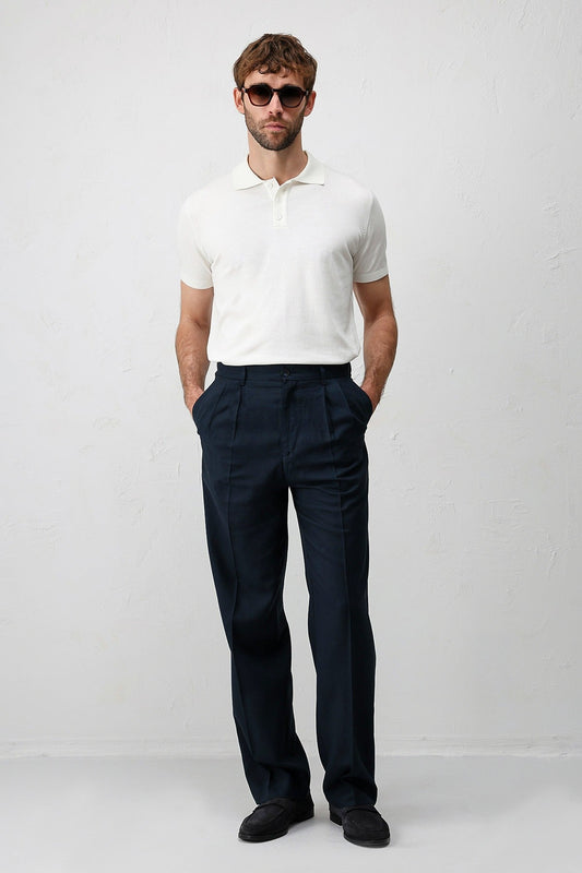 Antioch Linen-Blend Men's Baggy Pants