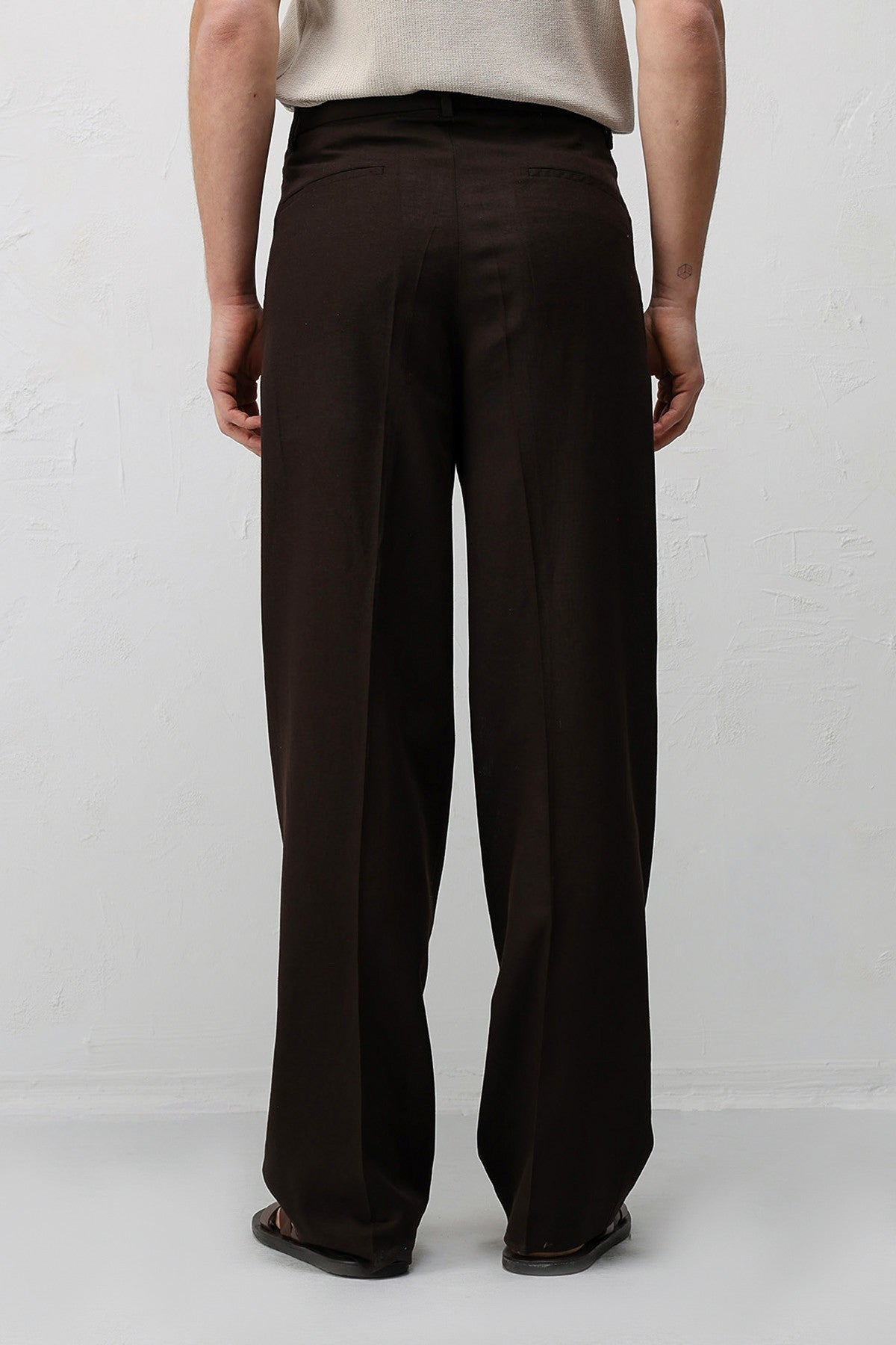 Antioch Linen-Blend Men's Baggy Pants