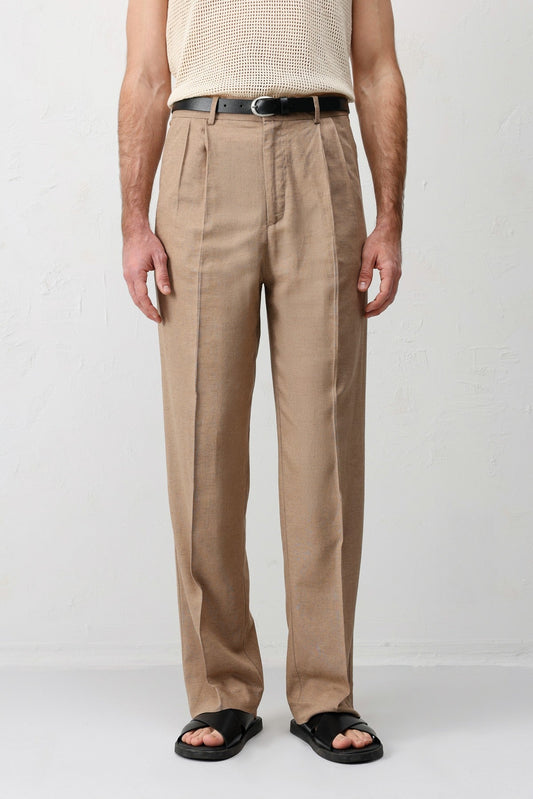 Antioch Linen-Blend Men's Baggy Pants