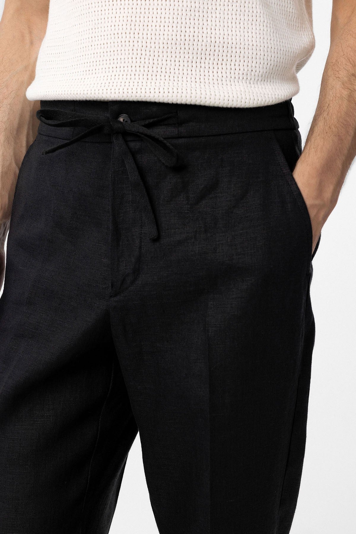 Antioch 100% Linen High-Waisted Men's Pants