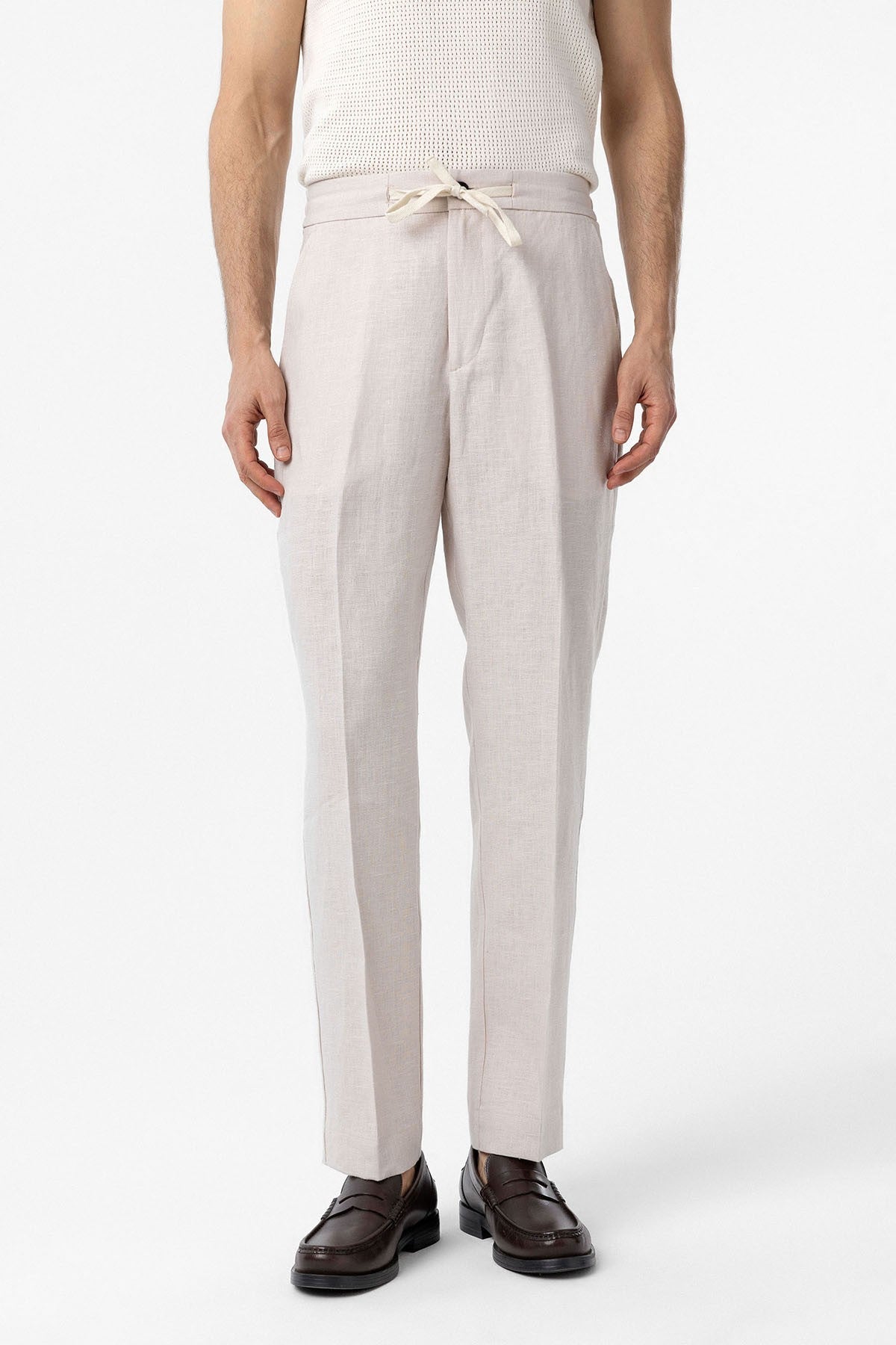 Antioch 100% Linen High-Waisted Men's Pants