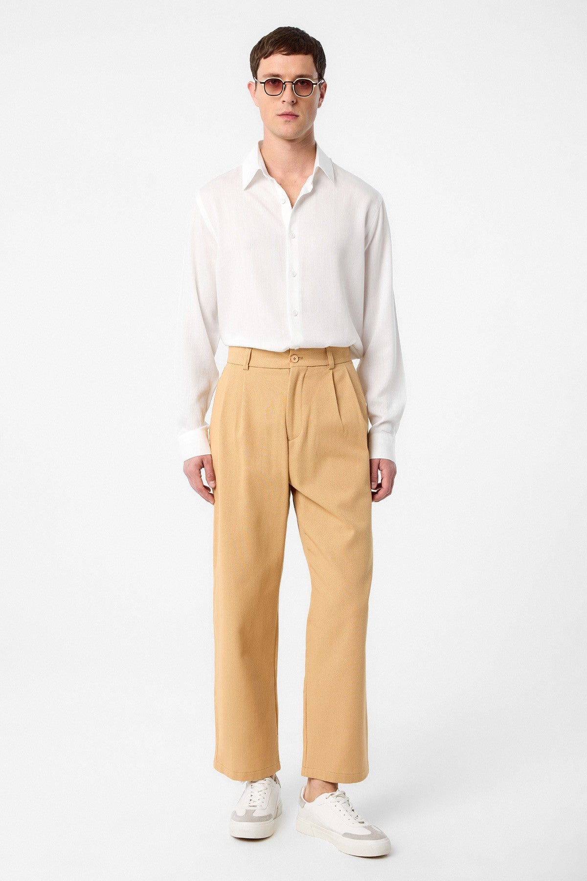 Antioch High-Waisted Cotton Men's Pants