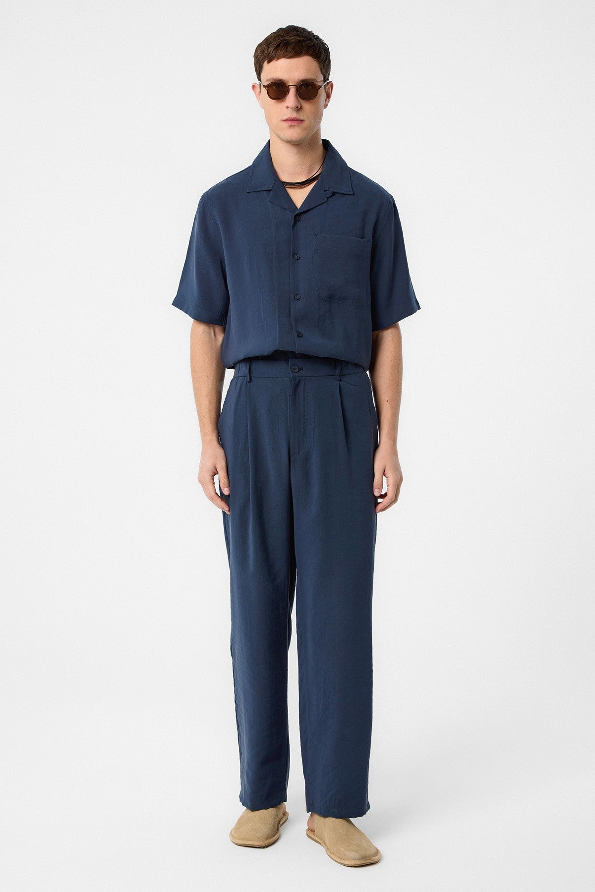 Antioch Relaxed Modal Fabric High-Waisted Men's Pants