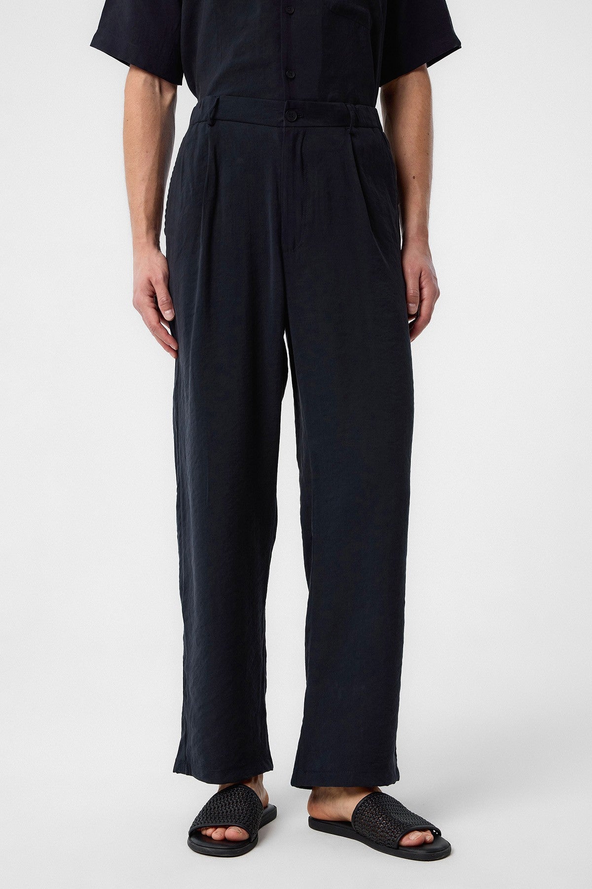 Antioch Relaxed Modal Fabric High-Waisted Men's Pants