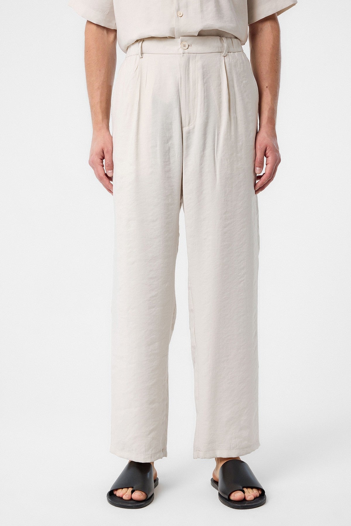 Antioch Relaxed Modal Fabric High-Waisted Men's Pants