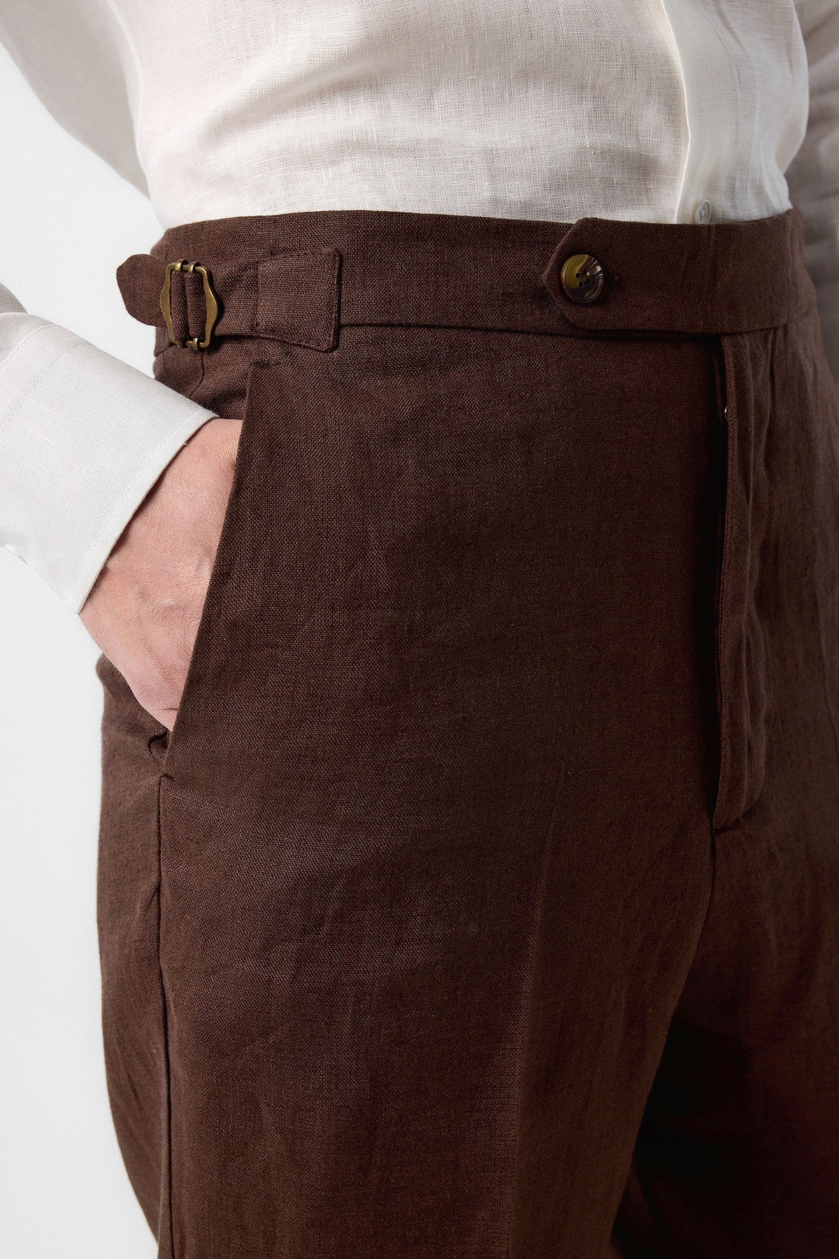 Antioch 100% Linen Italian-Cut Men's Pants