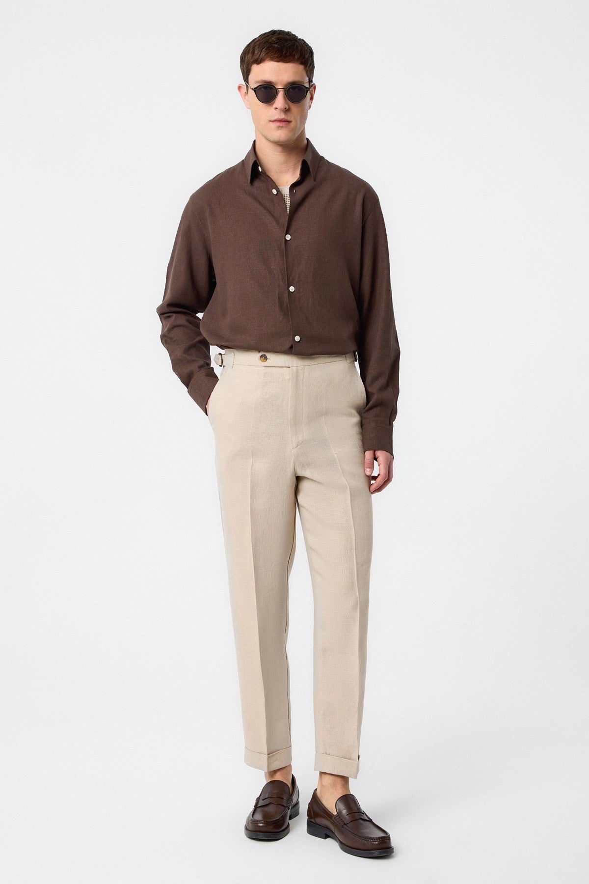Antioch 100% Linen Italian-Cut Men's Pants