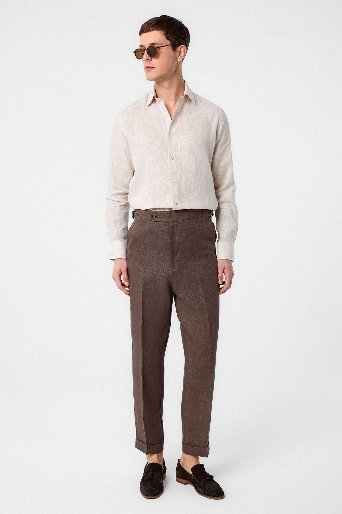 Antioch 100% Linen Italian-Cut Men's Pants