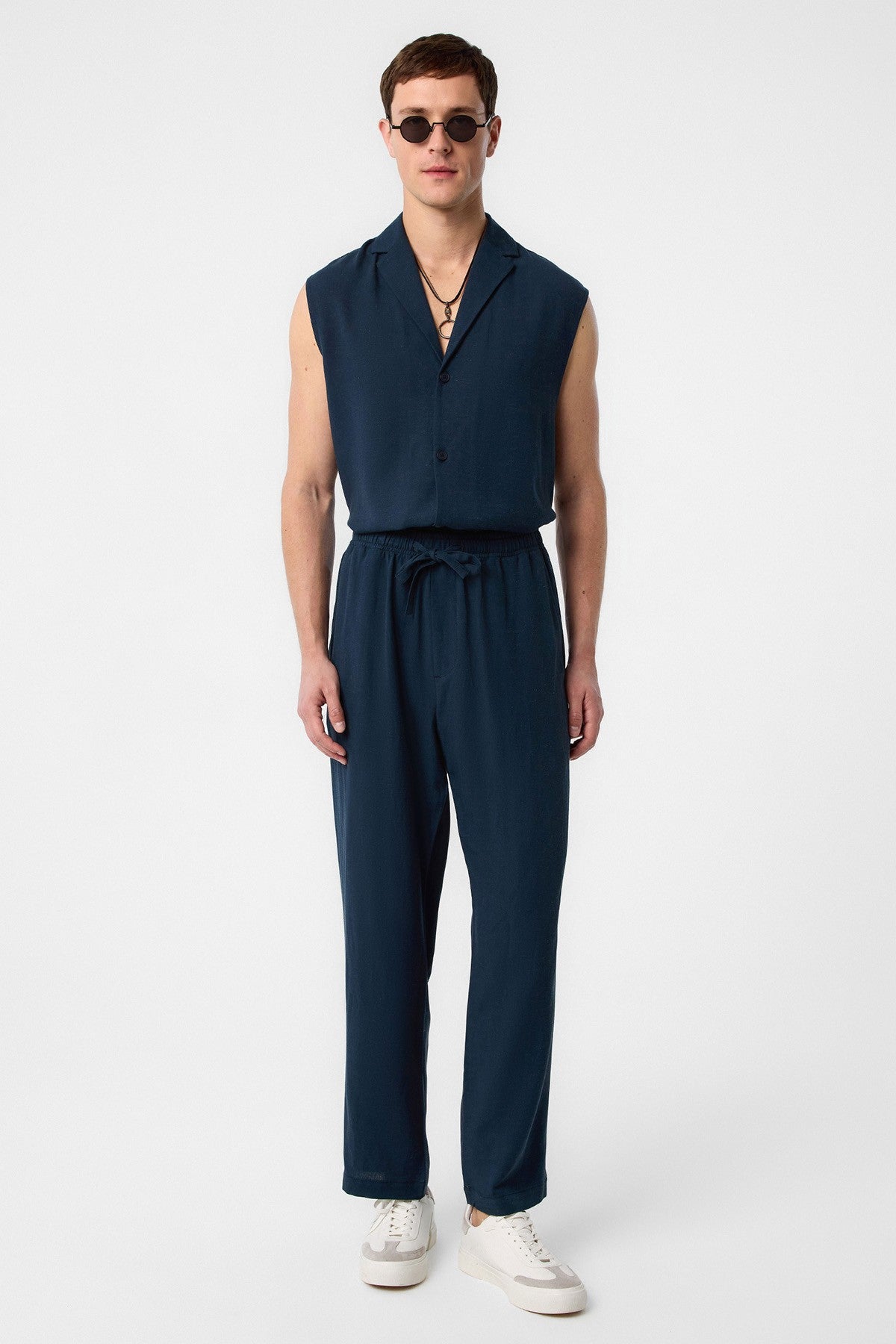 Antioch Linen-Blend Men's Jogger Pants