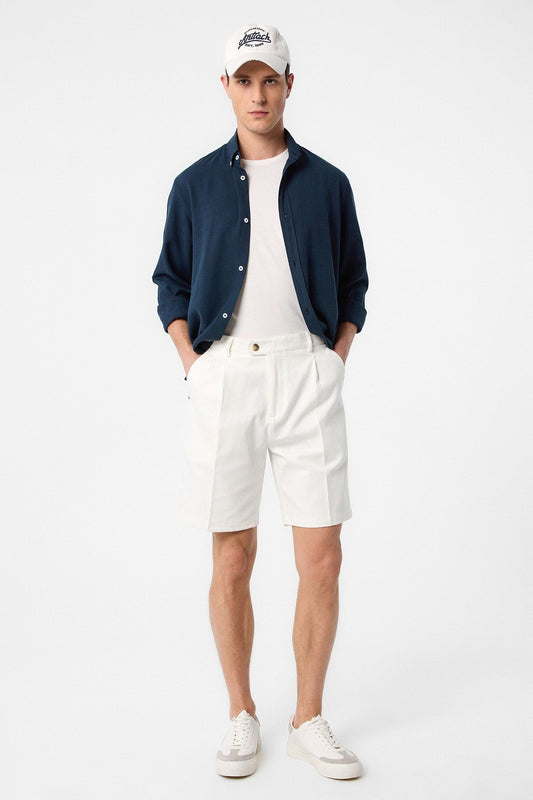 Antioch High-Waisted Pleated Men's Shorts