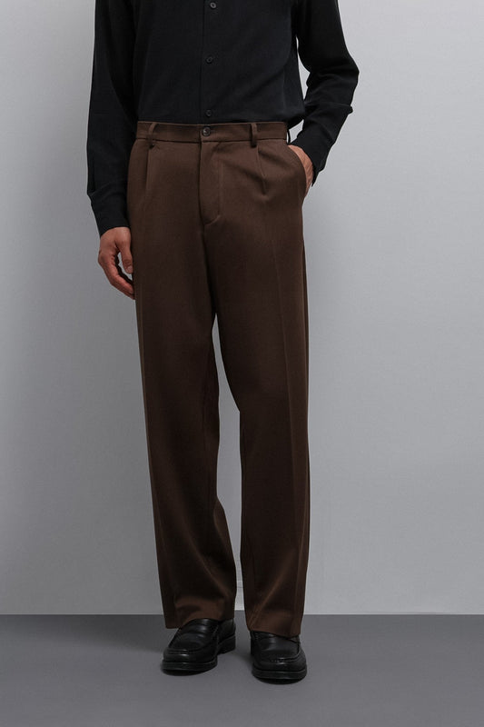Antioch Relax Fit Baggy Pleated Men's Pants