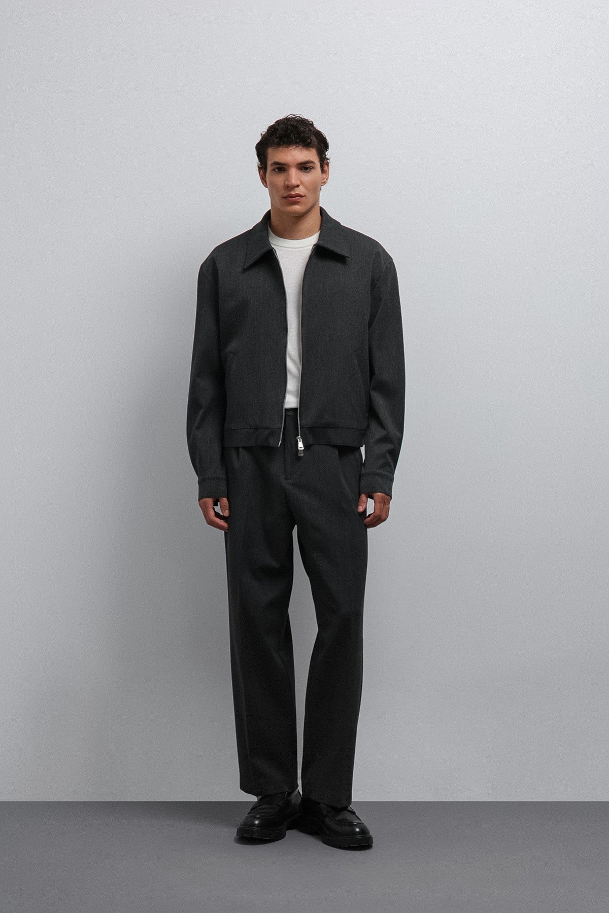 Antioch Relax Fit Baggy Pleated Men's Pants