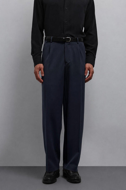Antioch Relax Fit Baggy Pleated Men's Pants