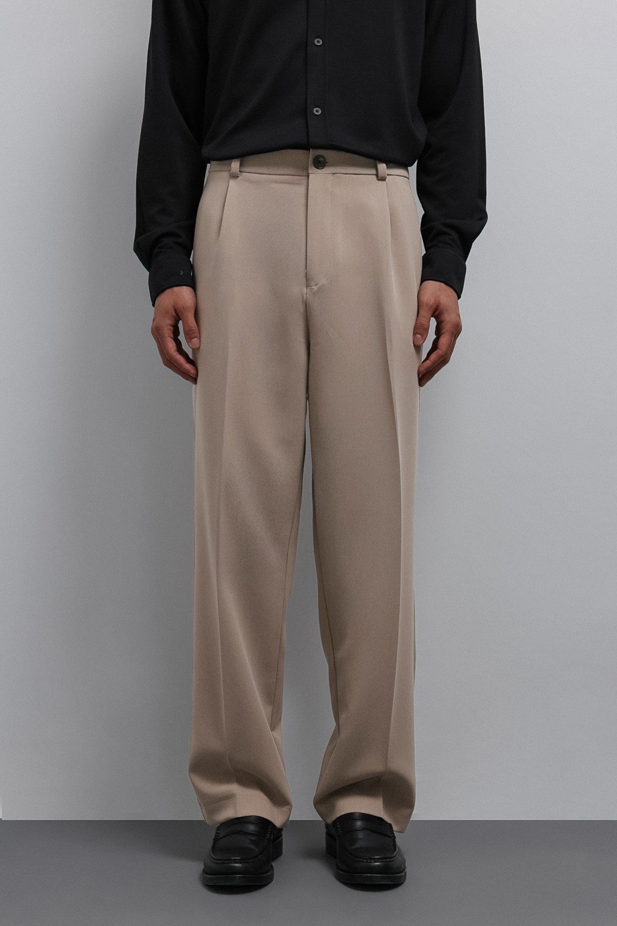Antioch Relax Fit Baggy Pleated Men's Pants