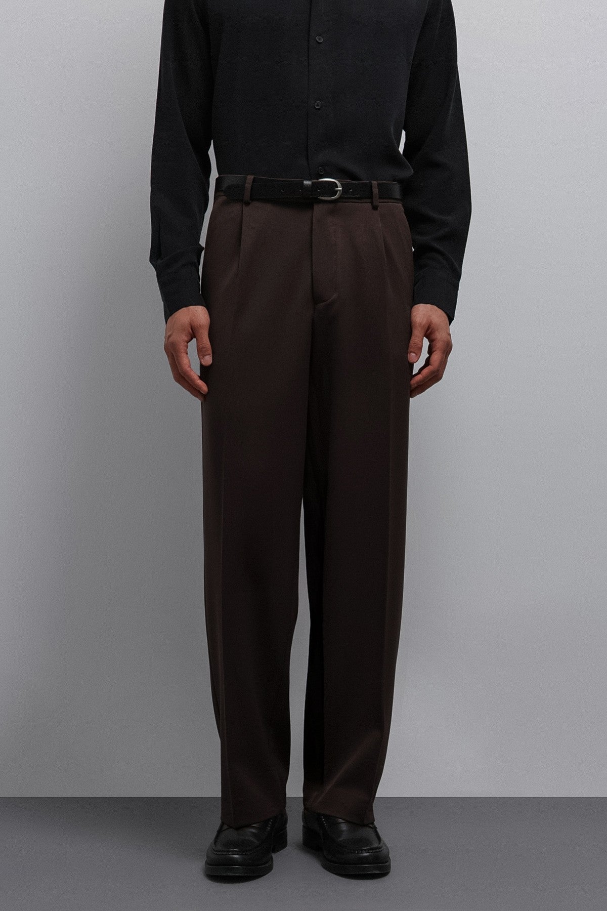 Antioch Relax Fit Baggy Pleated Men's Pants