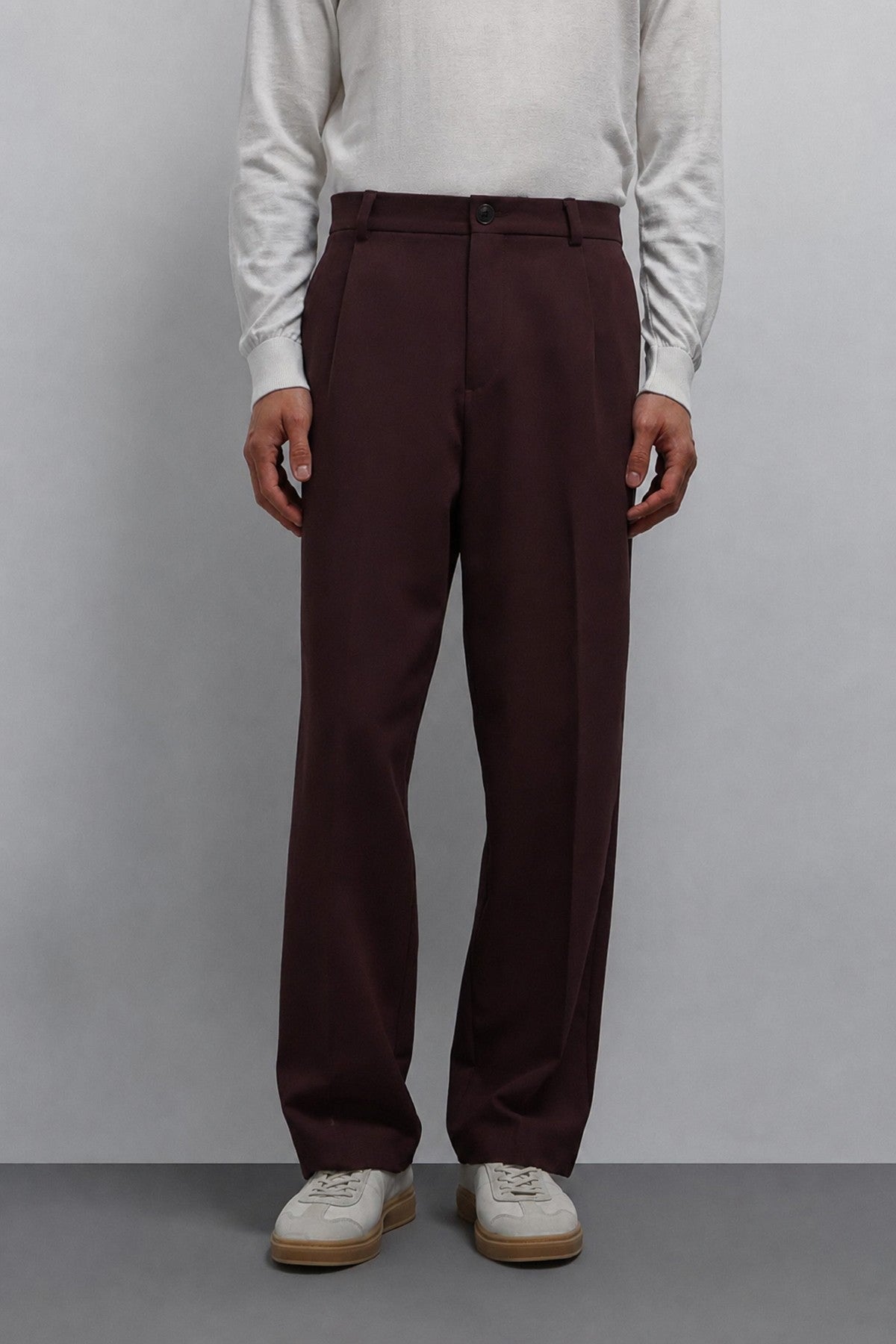 Antioch Relax Fit Baggy Pleated Men's Pants