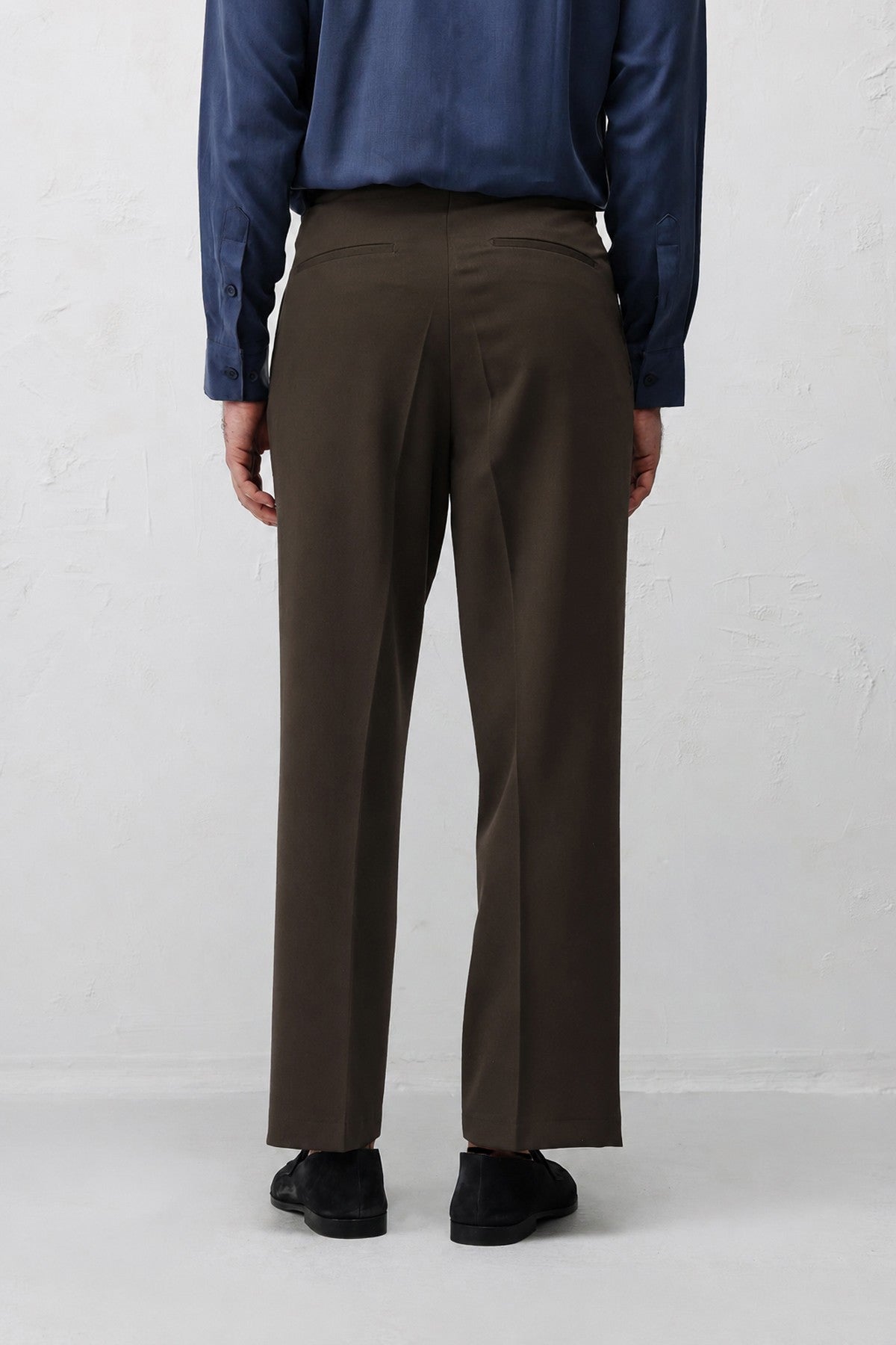 Relax Fit Pleated Men's Pants
